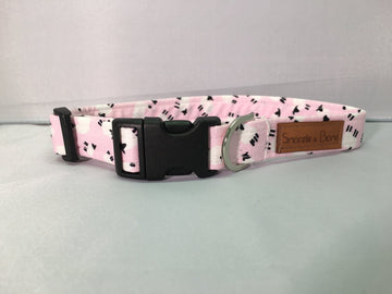 Smoozle & Bone Bo Peep Pink Dog Collar